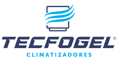 Logo da Tecfogel – especialista em climatizadores evaporativos e climatização de ambientes. Tecfogel Climatização de ar e Instalação Comercial