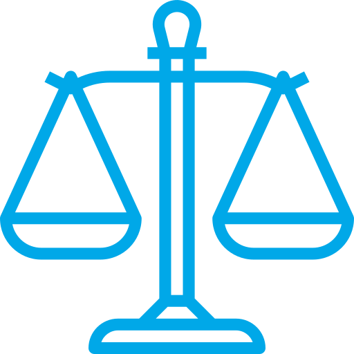 Ícone de balança da Tecfogel – compromisso e equilíbrio em climatização de ambientes.