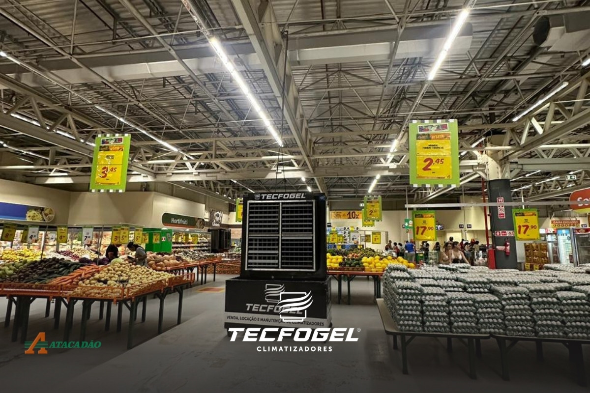 Capa do Post Case - Supermercados - Tecfogel - Climatizadores - Climatização de Ar v2